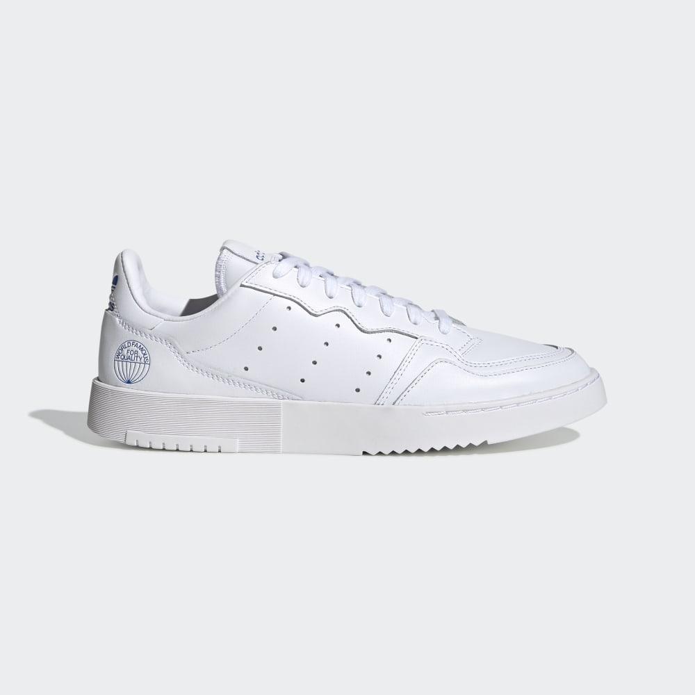 Adidas Men's Supercourt Originals Shoes White/Blue Ireland EF5887